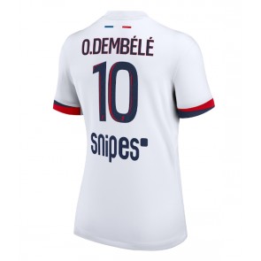Paris Saint-Germain Ousmane Dembele #10 Seconda Maglia Femmina 2025-26 Manica Corta